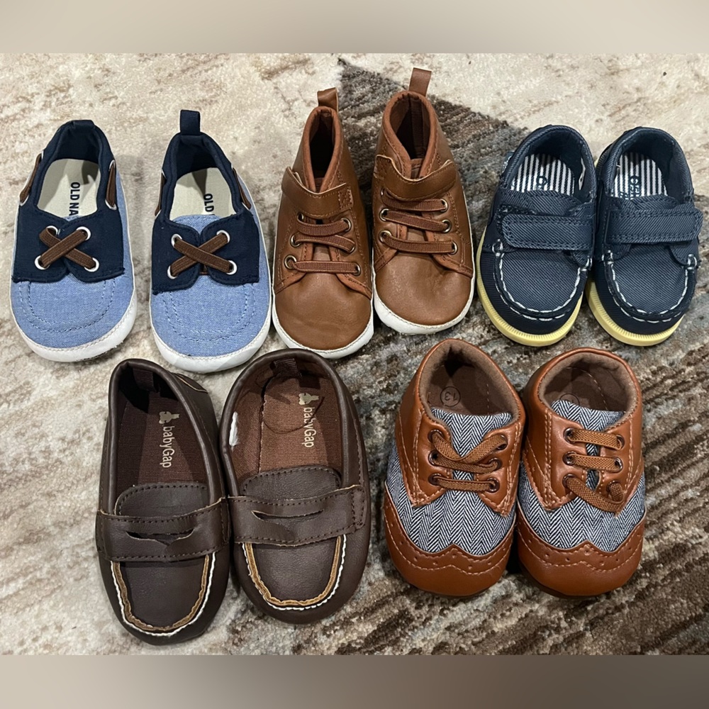 Assorted Baby Boy Shoes Size 12-18 months